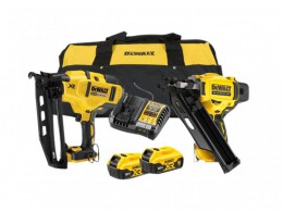 Dewalt DCK246P2 NEW 18v XR Brushless Nailer Twin Kit (DCN930/DCN660) 2 x 5.0Ah in Carry Bag £729.95